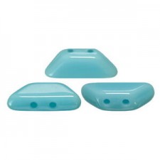 Les perles par Puca® Tinos beads Opaque Blue Turquoise 63030